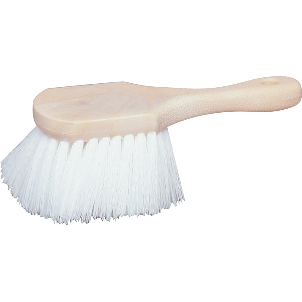 Star brite Marine-Grade Short Handle Scrub Brush  Durable Star Prene Fiber [40025] Star brite