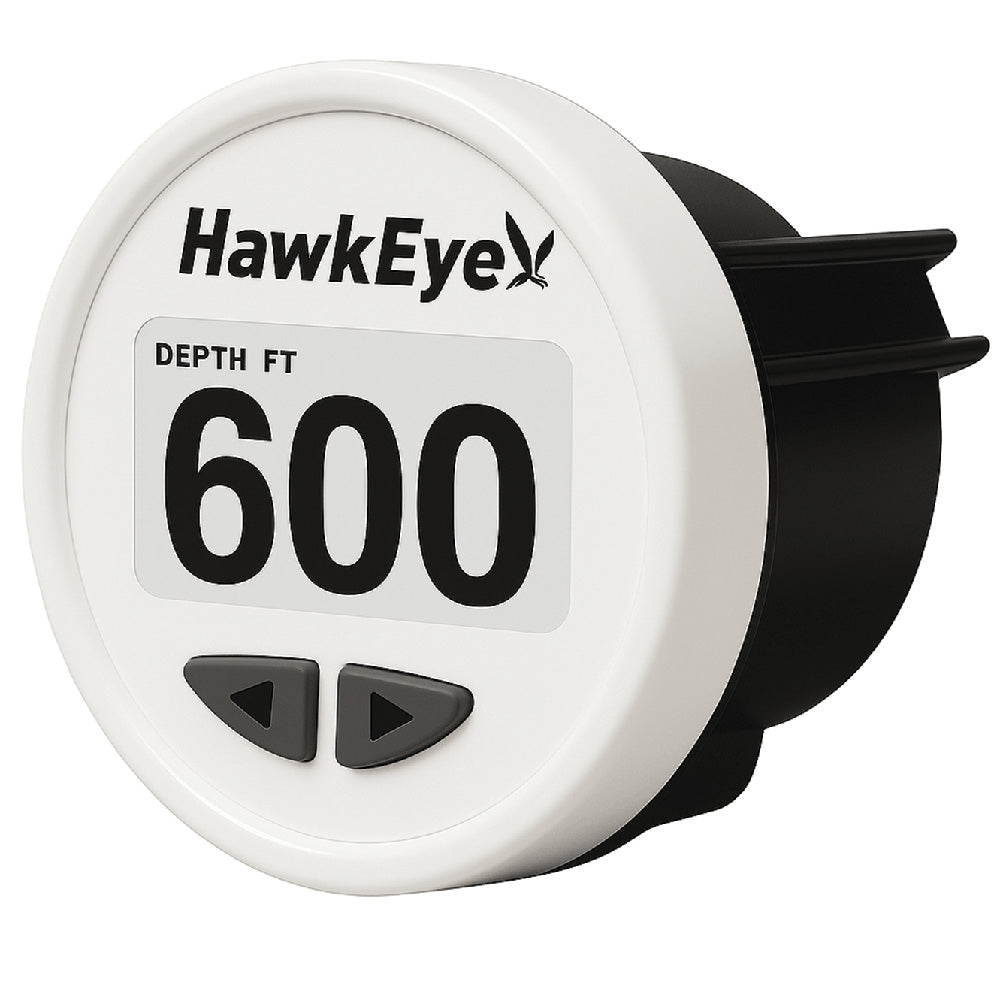 HawkEye DepthTrax Edge In-Dash Depth Finder - HD Color Display - 600' Max Depth - TM Transducer [DT3BX-TM] HawkEye