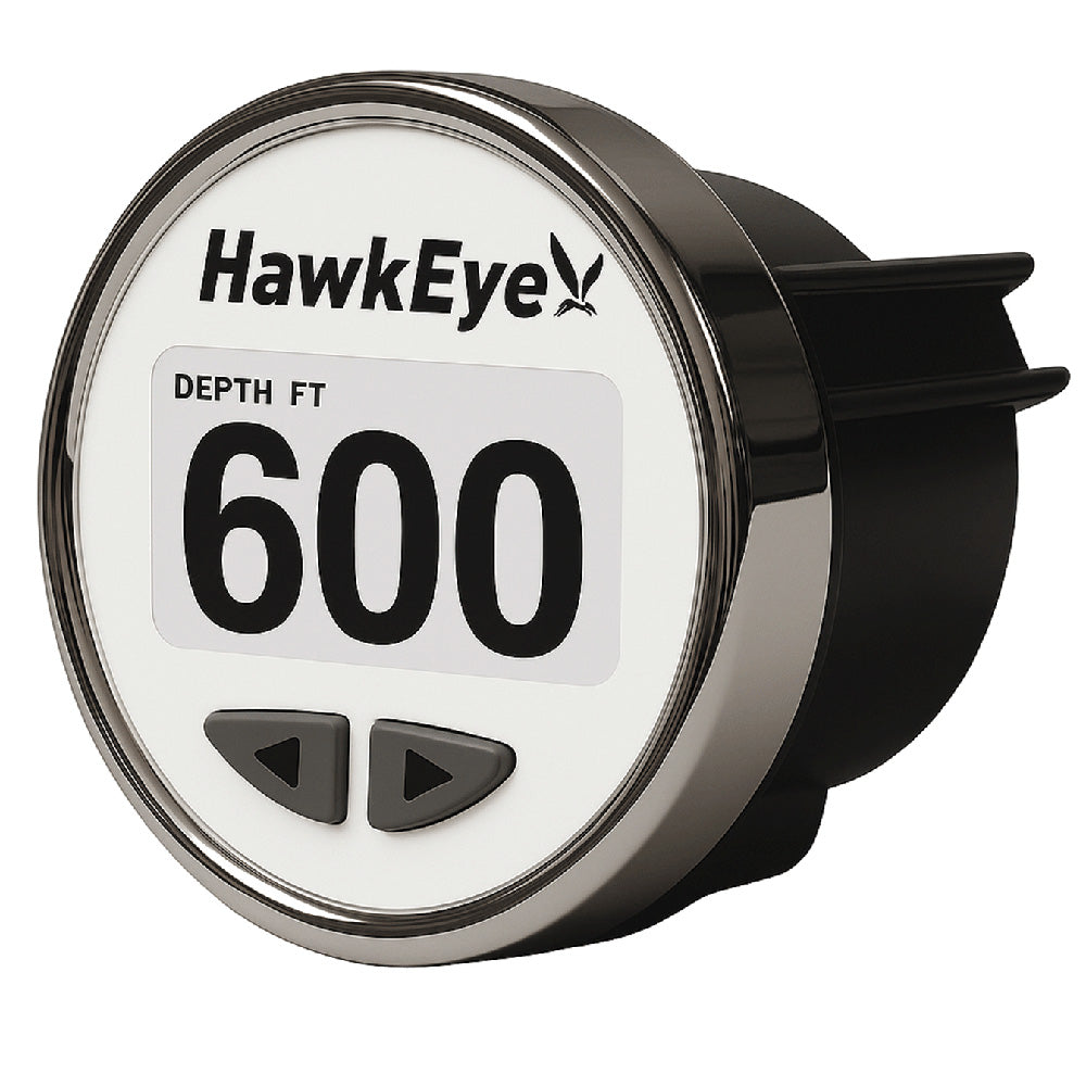 HawkEye DepthTrax Edge In-Dash Depth Finder - HD Color Display - 600' Max Depth - TM Transducer [DT3BX-TM] HawkEye