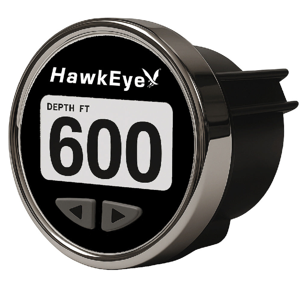 HawkEye DepthTrax Edge In-Dash Depth Finder - HD Color Display - 600' Max Depth - TM Transducer [DT3BX-TM] HawkEye