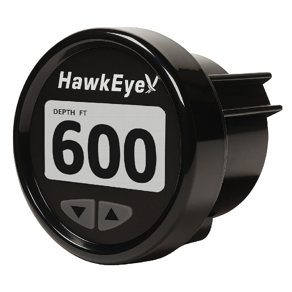 HawkEye DepthTrax Edge In-Dash Depth Finder - HD Color Display - 600' Max Depth - TM Transducer [DT3BX-TM] HawkEye
