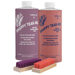 Snappy Teak-Nu Kit - 32 oz w/Formula No. 1 - 32 oz, Formula No. 2 - 32 oz,  Bristle Brush [STN-QKIT] Snappy Teak-Nu