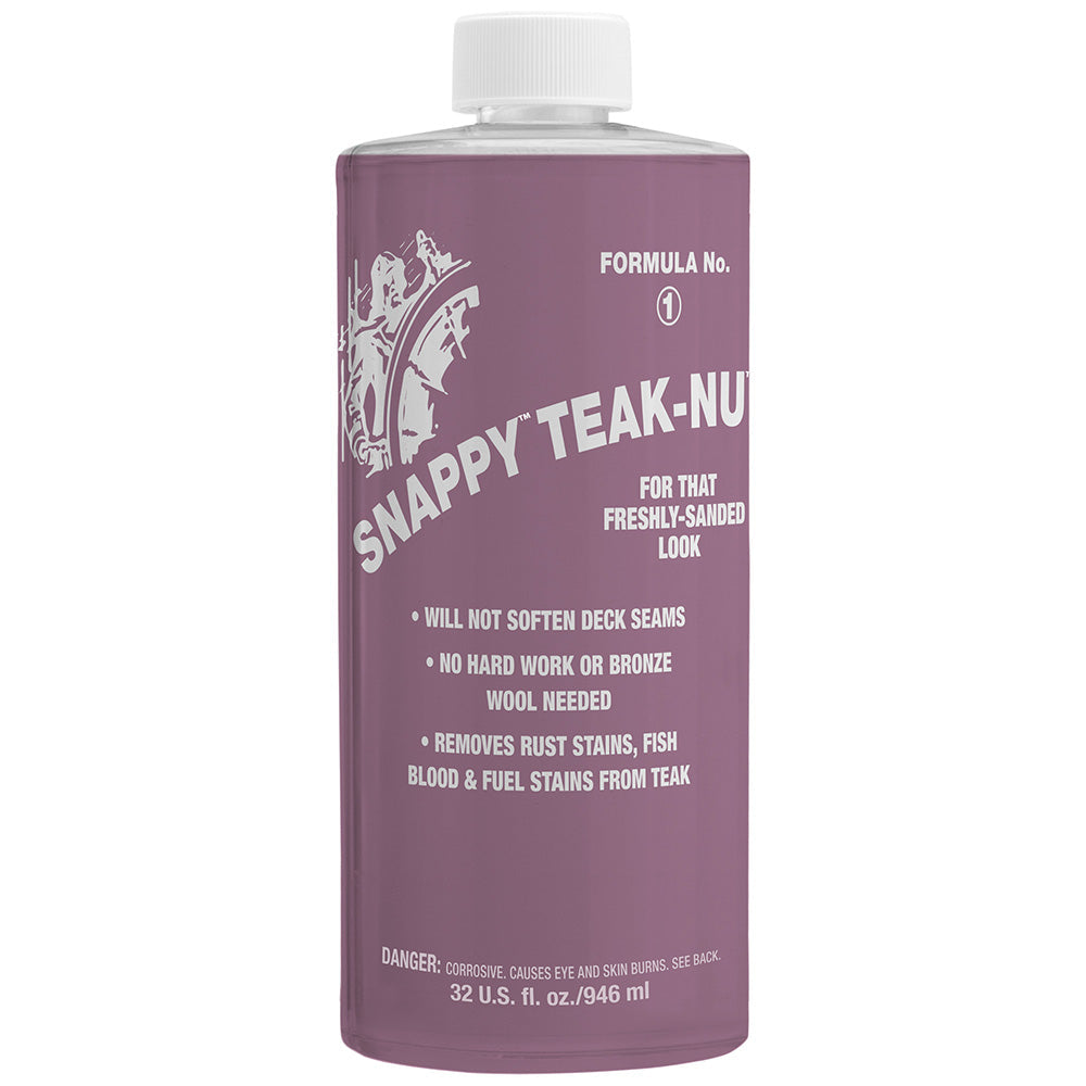 Snappy Teak-Nu Formula No. 1 - 32 oz [STN-Q1] Snappy Teak-Nu