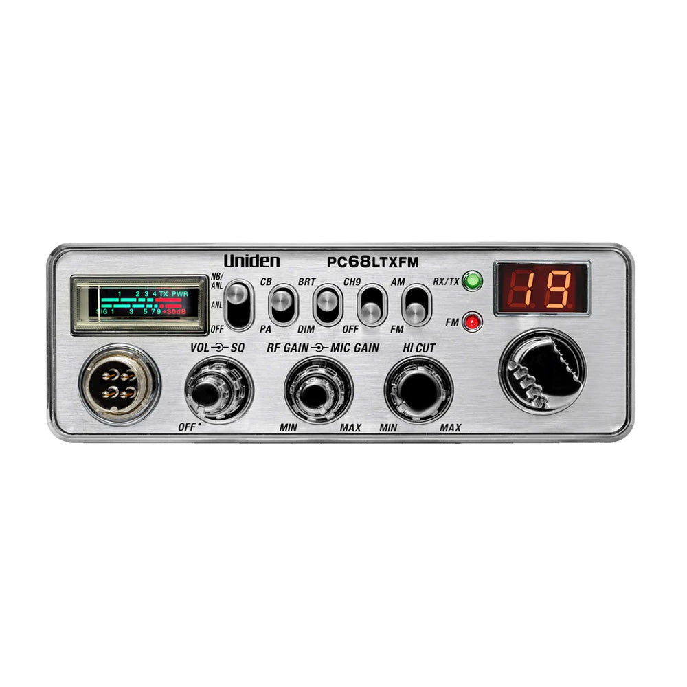 Uniden Dual-Mode AM/FM CB Radio [PC68LTXFM] Uniden