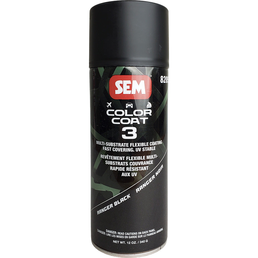 SEM Color Coat 3 - Ranger Black - 12 oz [82053] SEM