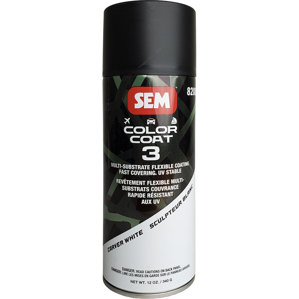 SEM Color Coat 3 - Carver White - 12 oz [82083] SEM