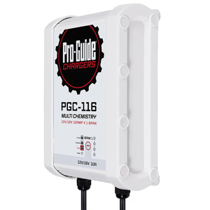 Pro-Guide 1 Bank On-Board Battery Charger - 12V/16V - 10-Amp [PGC-116] Pro-Guide Batteries