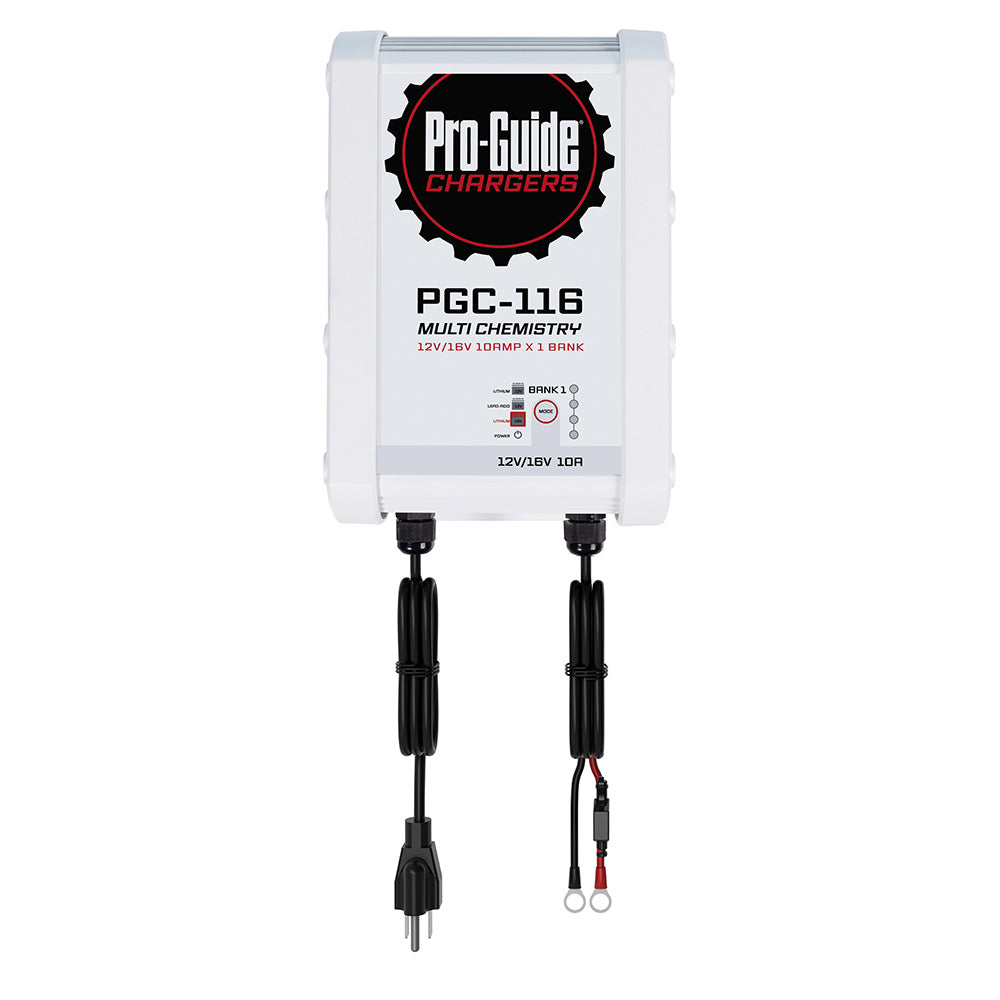 Pro-Guide 1 Bank On-Board Battery Charger - 12V/16V - 10-Amp [PGC-116] Pro-Guide Batteries