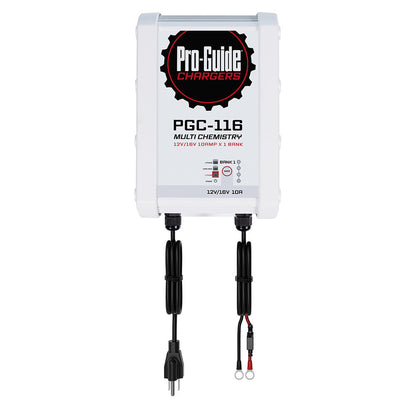 Pro-Guide 1 Bank On-Board Battery Charger - 12V/16V - 10-Amp [PGC-116] Pro-Guide Batteries