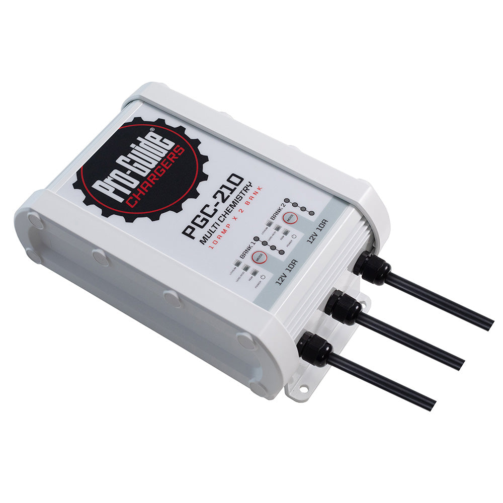 Pro-Guide 2 Bank On-Board Battery Charger - 12V - 10-Amp [PGC-210] Pro-Guide Batteries