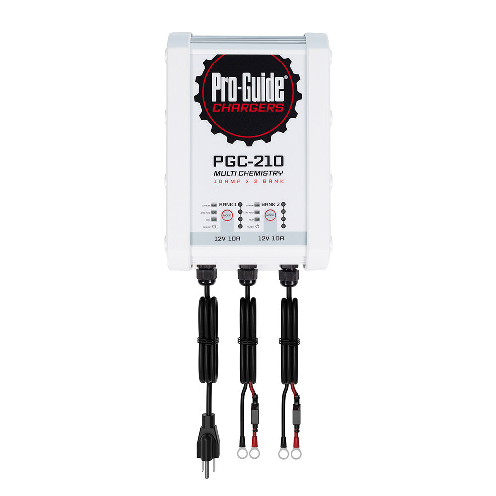 Pro-Guide 2 Bank On-Board Battery Charger - 12V - 10-Amp [PGC-210] Pro-Guide Batteries