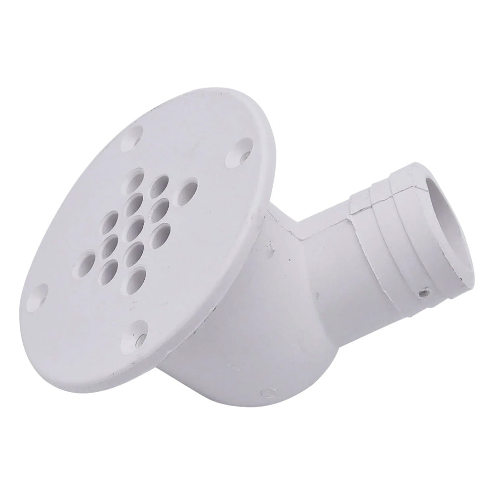 T-M Marine 90-Degree Cockpit Scupper Drain - White [CSD-92-DP] T-H Marine Supplies