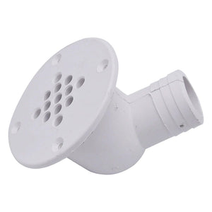 T-M Marine 90-Degree Cockpit Scupper Drain - White [CSD-92-DP] T-H Marine Supplies