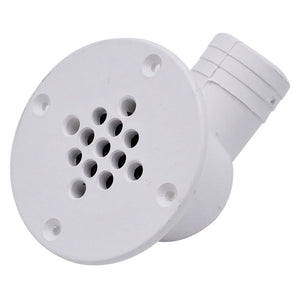 T-M Marine 90-Degree Cockpit Scupper Drain - White [CSD-92-DP] T-H Marine Supplies