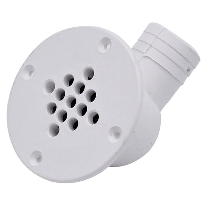 T-M Marine 90-Degree Cockpit Scupper Drain - White [CSD-92-DP] T-H Marine Supplies