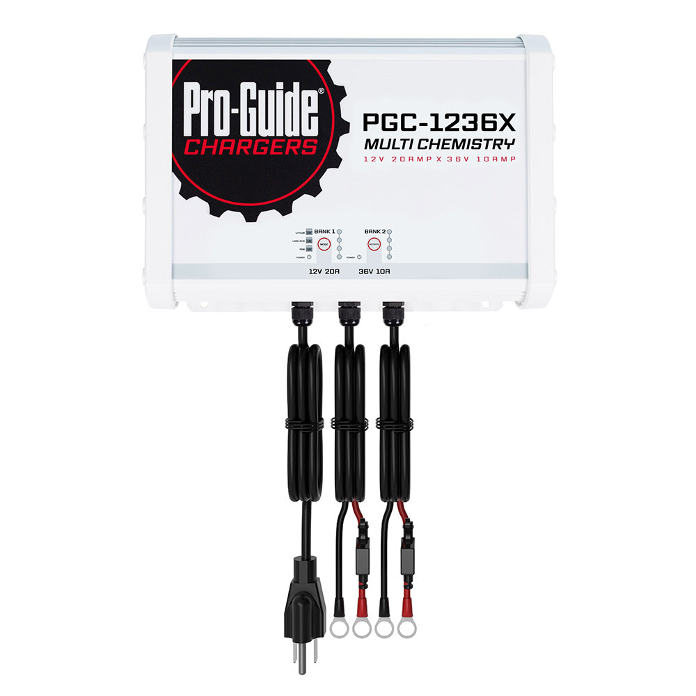 Pro-Guide 2 Bank On-Board Battery Charger - (1) 12V / (1) 36V - 30-Amp [PGC-1236X] Pro-Guide Batteries