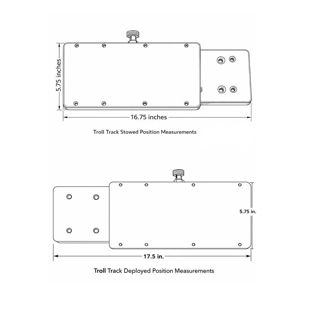 Sea Swivel Troll Track Trolling Motor Mount [SEA-HDM-TROLL-TRACK] Sea Swivel