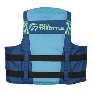 Full Throttle Nylon Life Jacket - Youth - Blue/Black [112200-500-002-26] Full Throttle