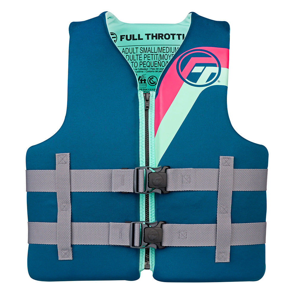 Full Throttle Adult Rapid-Dry Life Jacket - S/M - Aqua [142100-505-030-27] Full Throttle