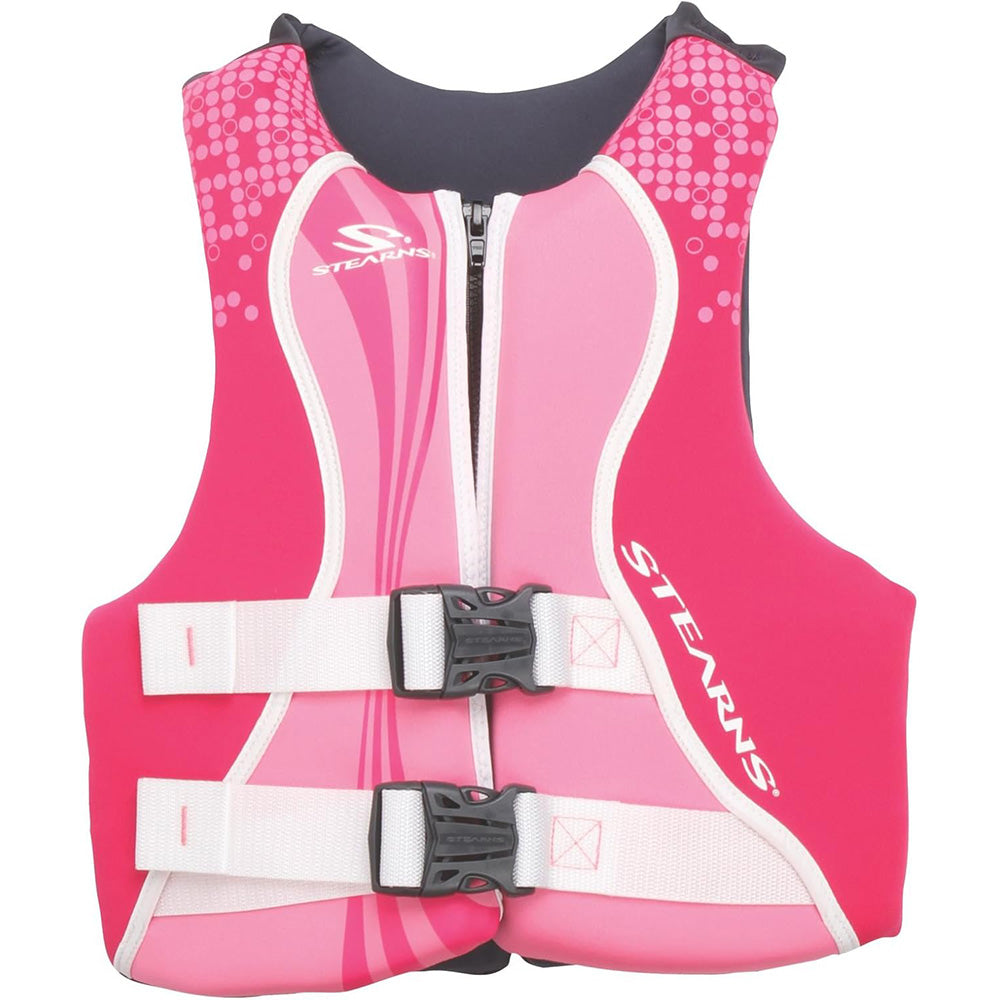 Stearns Youth Hydroprene Life Vest - Type III - Pink/Hot Pink - 50-90lbs [2000036923] Stearns