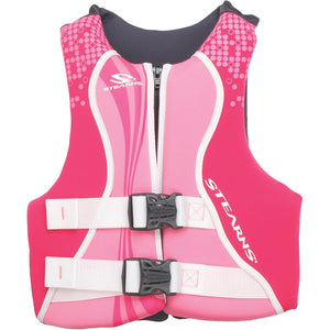Stearns Youth Hydroprene Life Vest - Type III - Pink/Hot Pink - 50-90lbs [2000036923] Stearns