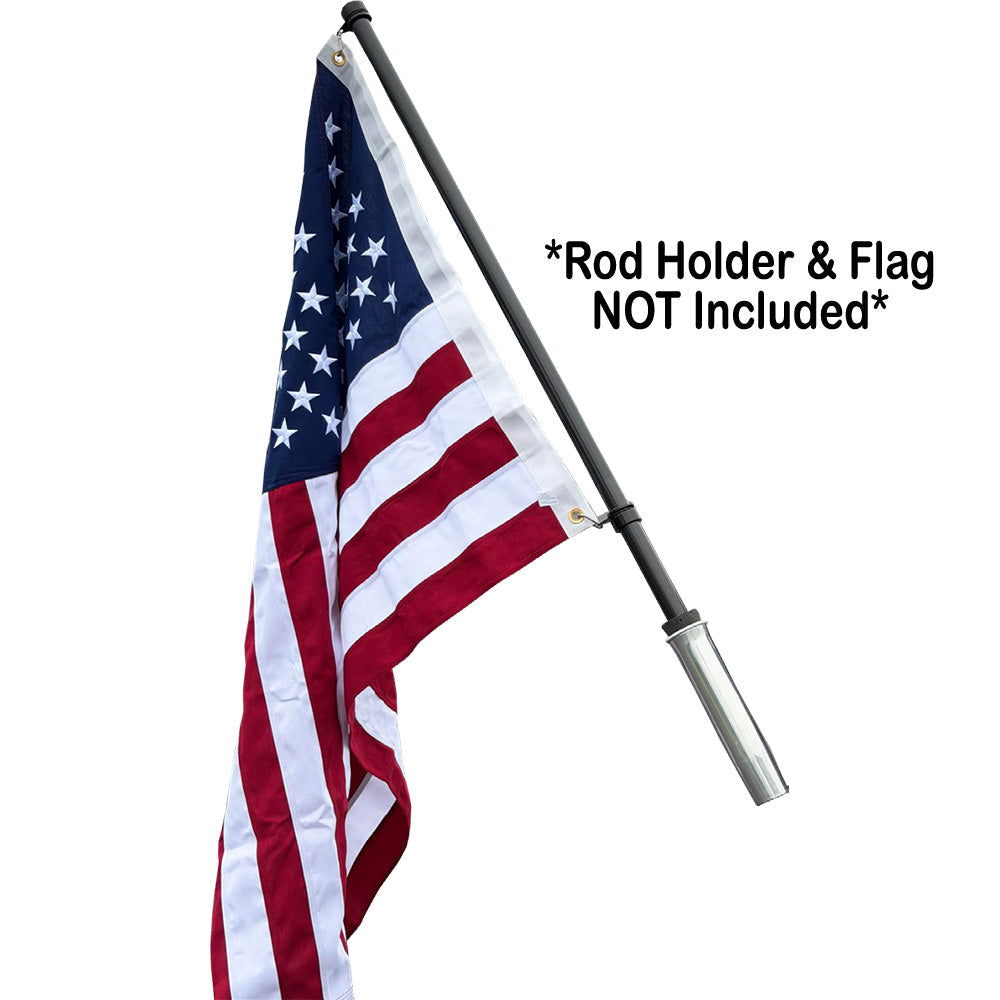 TACO Carbon Fiber Flag Pole w/J-Lock System - 54" [FP-0125-CF54] TACO Marine