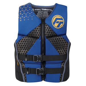 Full Throttle Men's Rapid-Dry Flex-Back Life Jacket - XL - Blue/Black [142500-500-050-26] Full Throttle