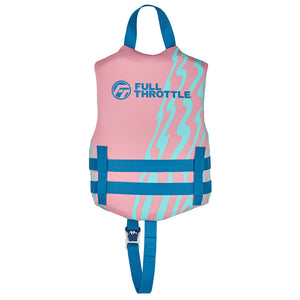 Full Throttle Child Rapid Dry Life Jacket - Pink [142100-105-001-26] Full Throttle
