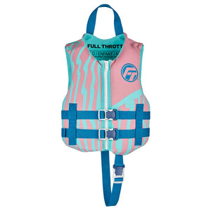 Full Throttle Child Rapid Dry Life Jacket - Pink [142100-105-001-26] Full Throttle