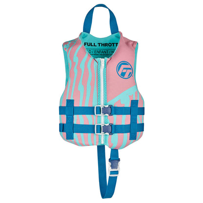 Full Throttle Child Rapid Dry Life Jacket - Pink [142100-105-001-26] Full Throttle
