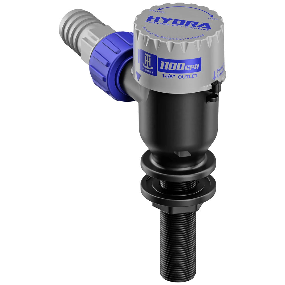 T-H Marine HYDRA Livewell Pump - 1100 GPH - 12V - Long Nozzle [PMP-LWL11-DP] T-H Marine Supplies