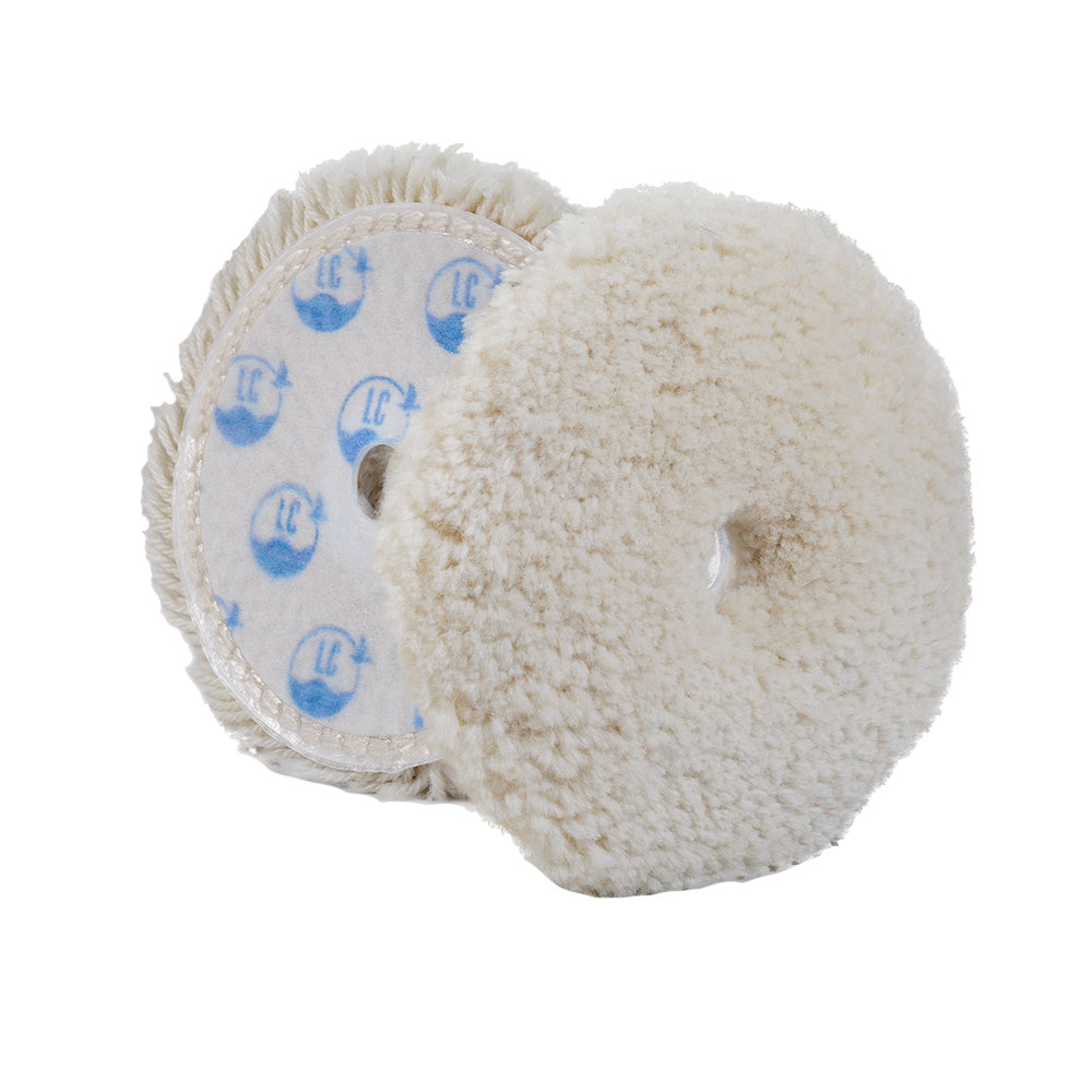 Lake Country Marine Wool Cutting Flat Pad - White - 6" x 1" [ML-600-FLAT-LC] Lake Country