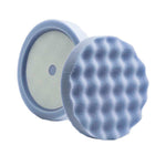 Lake Country Blue Finessing Waffle Pro Recessed Back Foam Pad 8" x 1.5" [WP-96800-LC] Lake Country