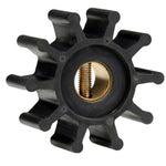 Jabsco Impeller Kit - Neoprene - 10 Blade - 2" Diameter x 7/8" Wide - Slotted Shaft Pin Drive - Brass Insert - 15/32" Shaft Diameter [18653-0001-P] Jabsco