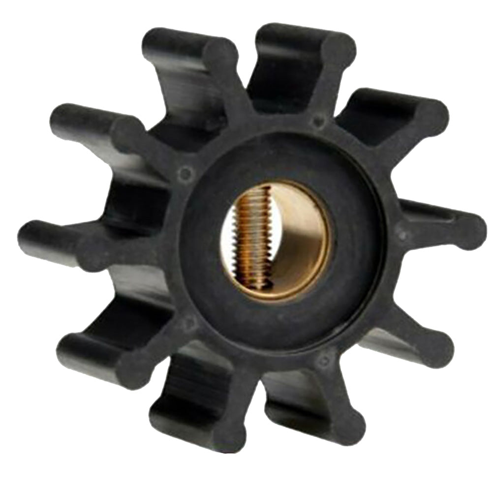 Jabsco Impeller Kit - Neoprene - 10 Blade - 2" Diameter x 7/8" Wide - Slotted Shaft Pin Drive - Brass Insert - 15/32" Shaft Diameter [18653-0001-P] Jabsco