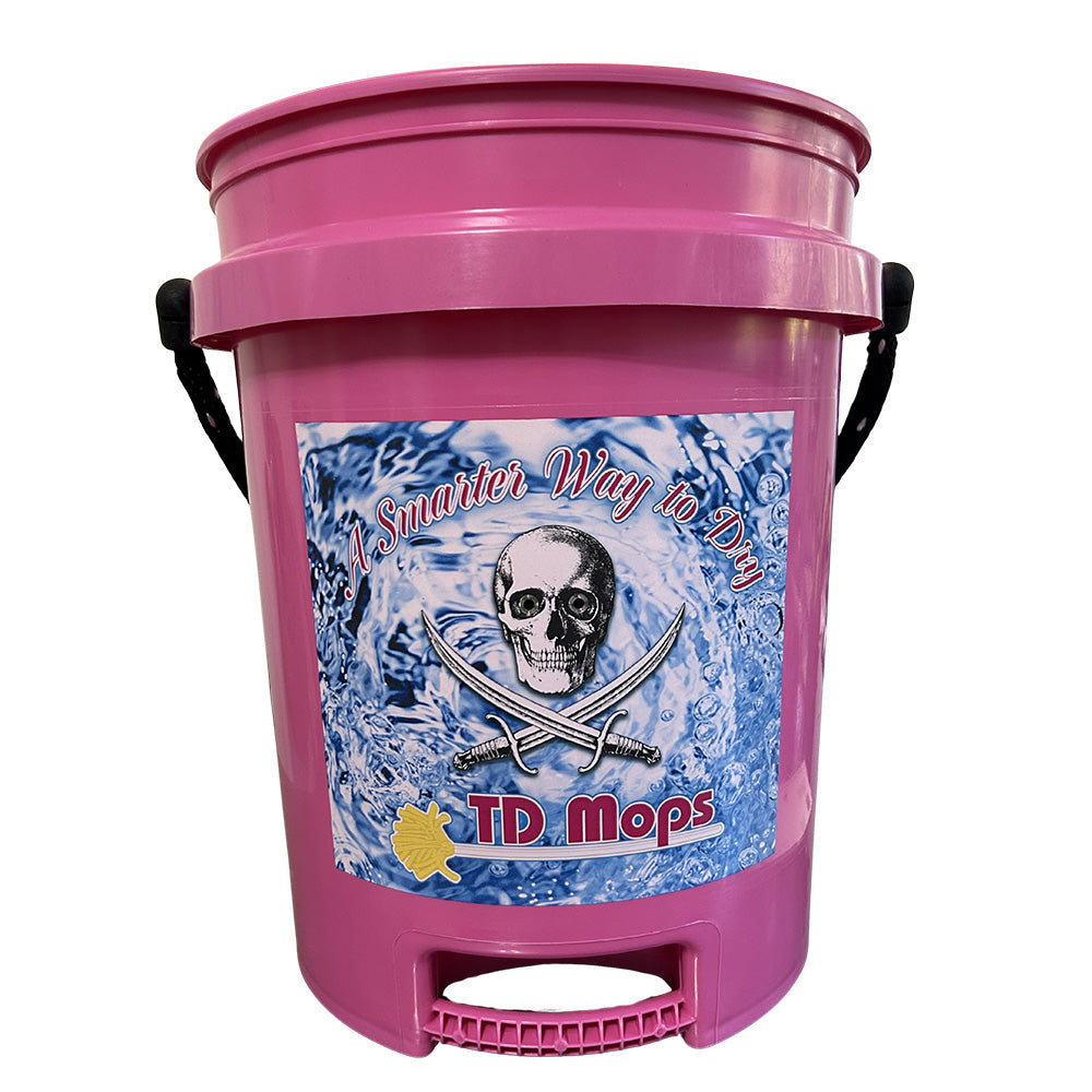 TD Mop TD Grip Bucket - Pink - 5 Gallon [PINKGRIP] TD Mop