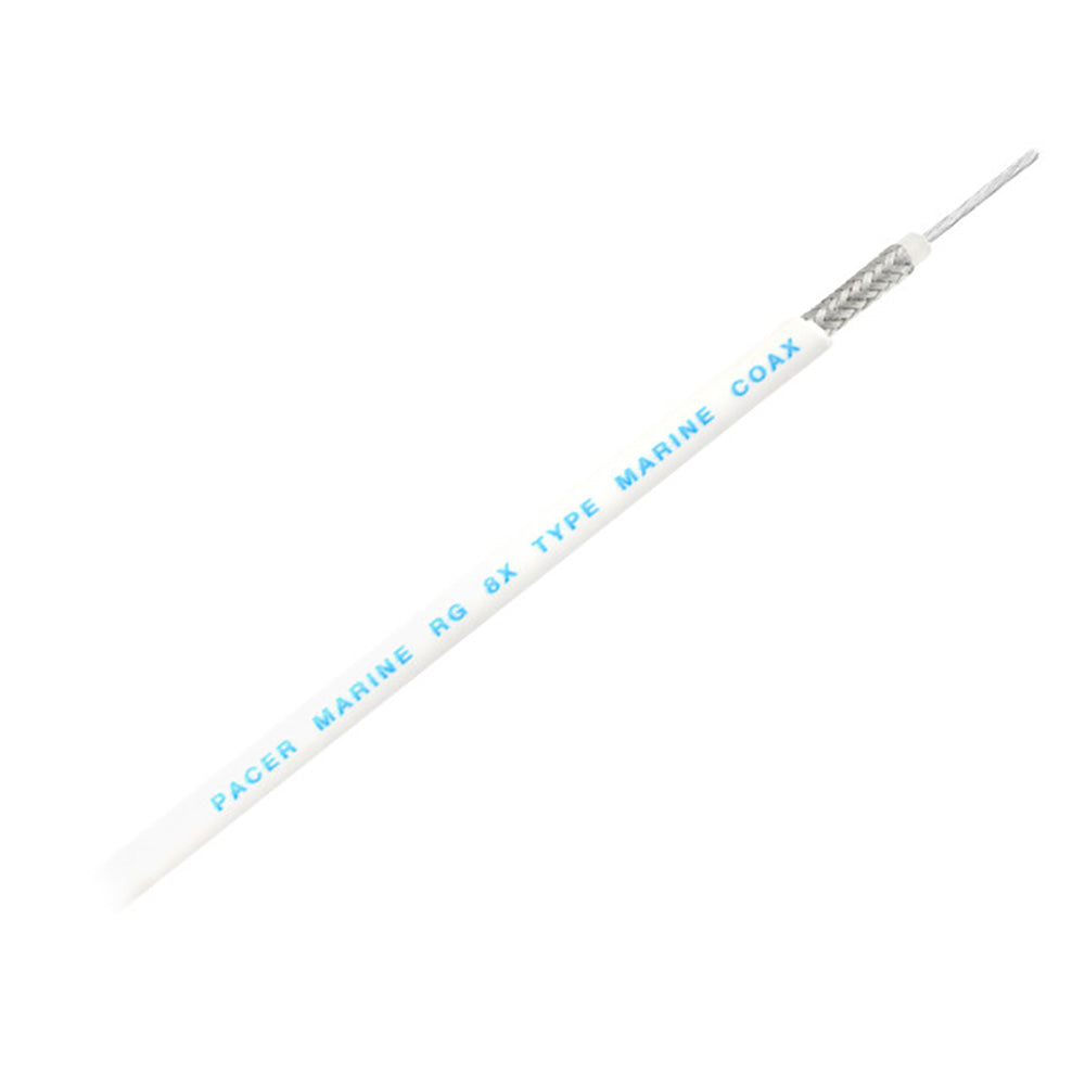 Pacer RG8X Coax Cable - White - 150' [MRG8XW-150] Pacer
