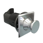 Southco Point Push-to-Close Latch, Square Housing, Chrome Housing, Chrome Knob [MP-05-212-11] Southco