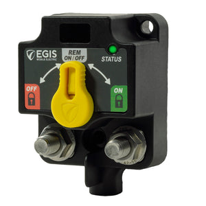 Egis XD Single LVD (Low Voltage Disconnect) w/Knob - Tinned Wires [8710-1700] Egis Mobile Electric