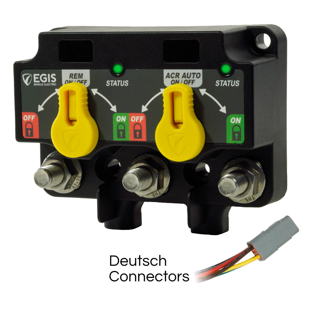 Egis XD Flex 1 Dual Relay/ACR w/Knob - 6-Pin DTM Connector [8820-1110] Egis Mobile Electric