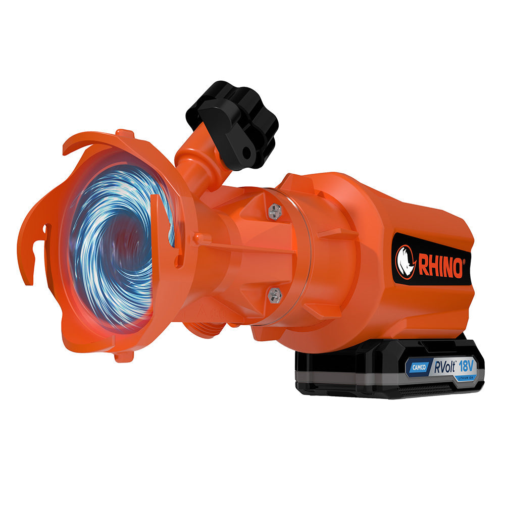 Camco Rhino 18V Lithium-Ion RV Sewage Macerator Pump System [39030] Camco