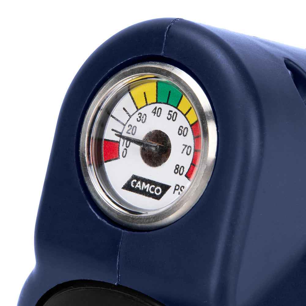Camco 90 Degree Adjustable Water Pressure Regulator w/Gauge [40065] Camco