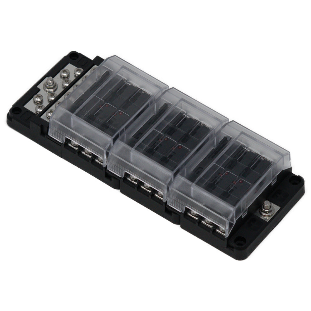 Egis RT Fuse Block 18 Position w/Ground  LED Indication [8031] Egis Mobile Electric