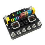 Egis MT Series 12-Position Sealed Fuse Block w/Ground Busbar [3412] Egis Mobile Electric