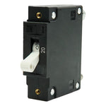 Egis C Series White Toggle Panel Mount Circuit Breaker - Single Pole 20A [3501-020] Egis Mobile Electric