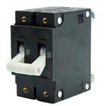 Egis C Series White Toggle Panel Mount Circuit Breaker - Double Pole 50A [3502-050] Egis Mobile Electric
