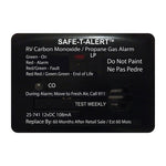 Safe-T-Alert 25 Series Surface Mount Dual Carbon Monoxide/Propane Alarm - 12V Hardwire - Black [25-741-BL] Safe-T-Alert