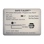 Safe-T-Alert 25 Series Surface Mount Dual Carbon Monoxide/Propane Alarm - 12V Hardwire - White [25-741-WT] Safe-T-Alert