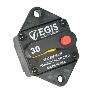Egis 30A Circuit Breaker - 85 Series - Panel Mount [4706-030] Egis Mobile Electric