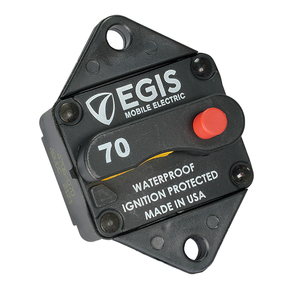 Egis 70A Circuit Breaker - 85 Series - Panel Mount [4706-070] Egis Mobile Electric